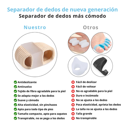 Aligny™ Separadores de dedos elásticos
